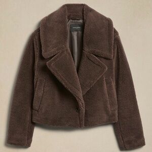 Banana Republic factory vintage faux fur jacket